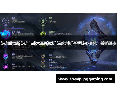 英雄联盟新英雄与战术革新解析 深度剖析赛季核心变化与策略演变