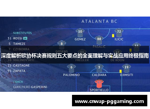 深度解析欧协杯决赛规则五大要点的全面理解与实战应用终极指南